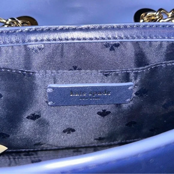 Kate Spade Blue and Black Floral Crossbody Bag - Picture 7 of 11